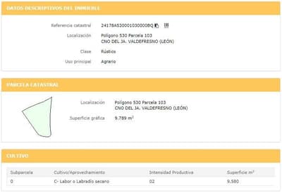 Suelo Urbanizable en Valdefresno - Sector 21 \"Las Lomas Norte\"