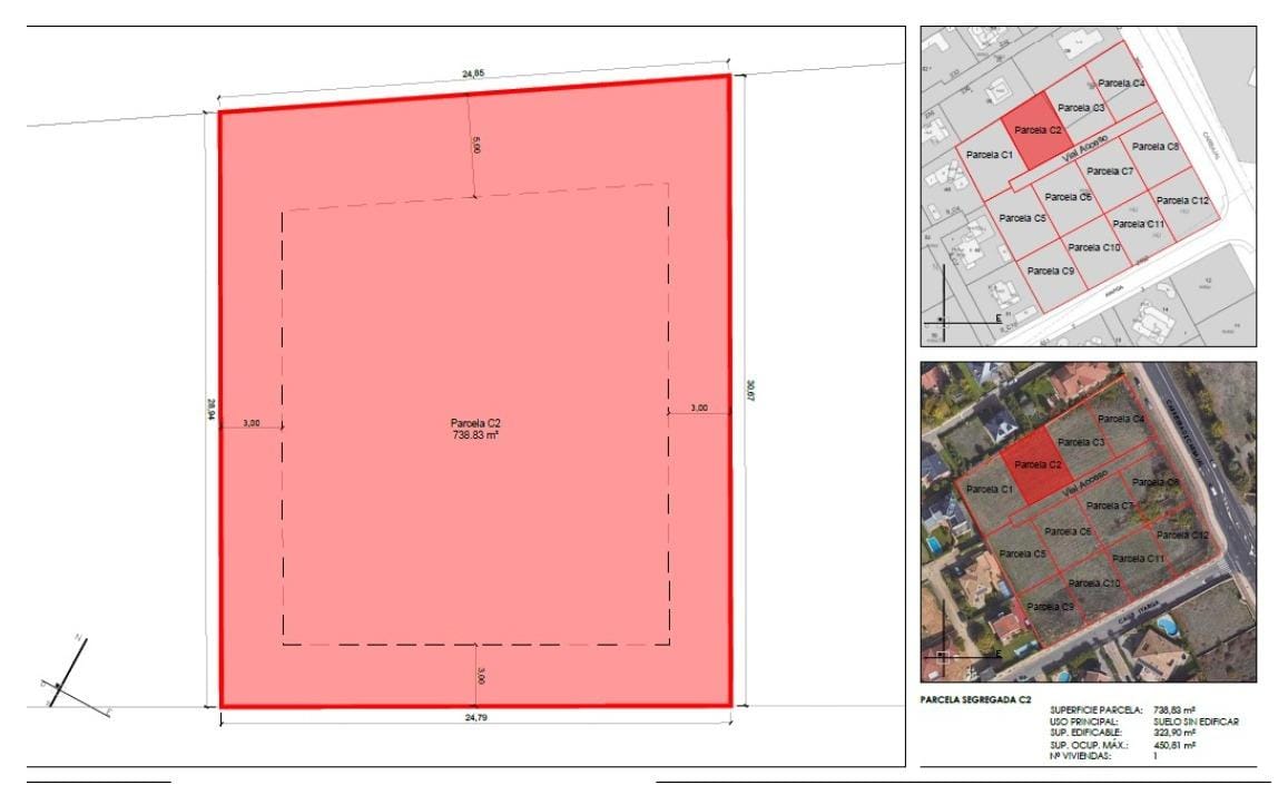 PARCELA URBANIZABLE DE 738,83 EN ERAS DE RENUEVA (LEON)