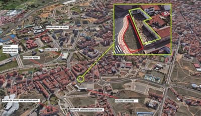 Suelo urbano en Calle San Antonio (León)
