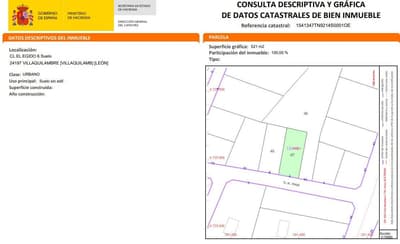 TERRENO DE 521 M2 EN EL CAMINON EN VILLARRODRIGO DE LAS REGUERAS (LEON)