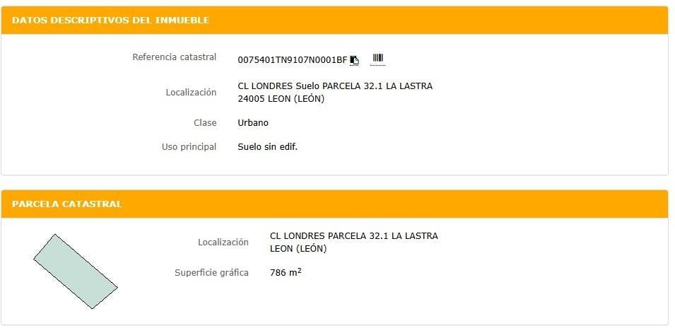 Parcela urbana de 786 m² en La Lastra ideal para 7 adosados