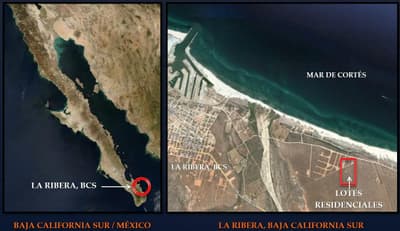 Oportunidad terrenos frente al mar en México.