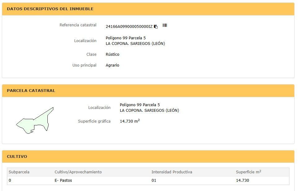 SH Terreno en venta Polígono 99 Parcela 5 LA COPONA. SARIEGOS (LEÓN) URBANIZABLE