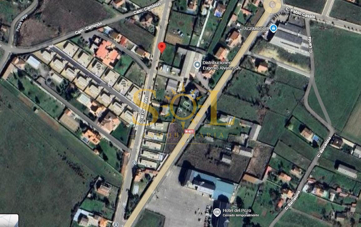 TERRENO DE 1.366 M2 EN EL CAMINON EN VILLARRODRIGO DE LAS REGUERAS (LEON) - Foto 1