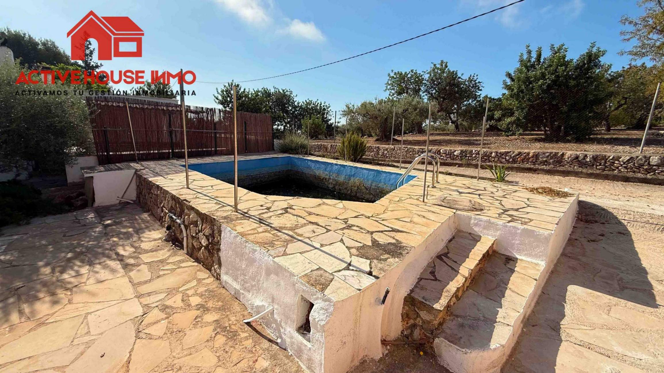 Casa rústica con terreno y piscina en Alcanar - Foto 7