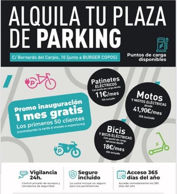 Garaje en Calle Bernardo Del Carpio, 10 (Centro)