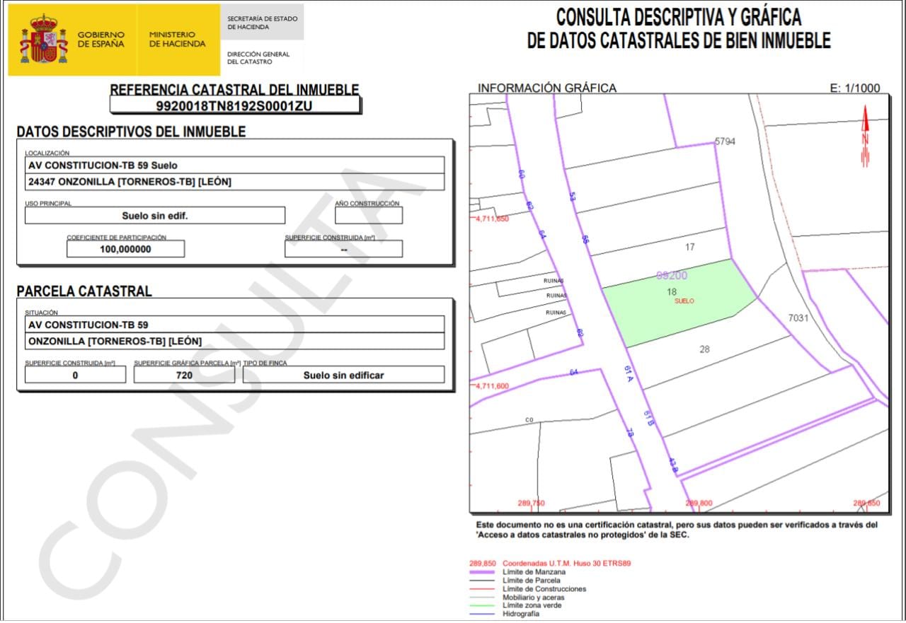 Terreno en Calle Constitucion, 59 (Torneros) - Foto 2
