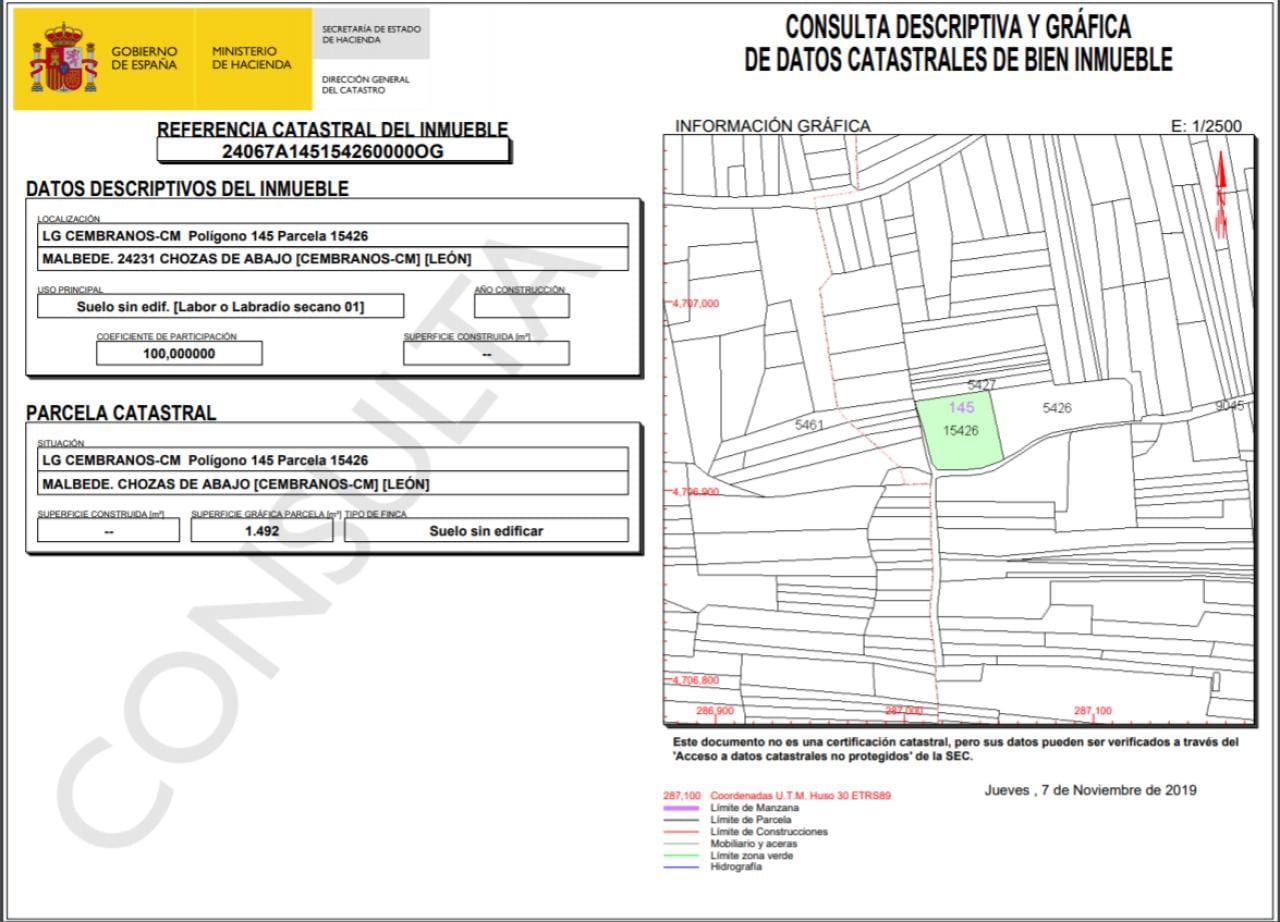 Solar en Calle Cembranos, Poligono 145 (Cembranos) - Foto 3