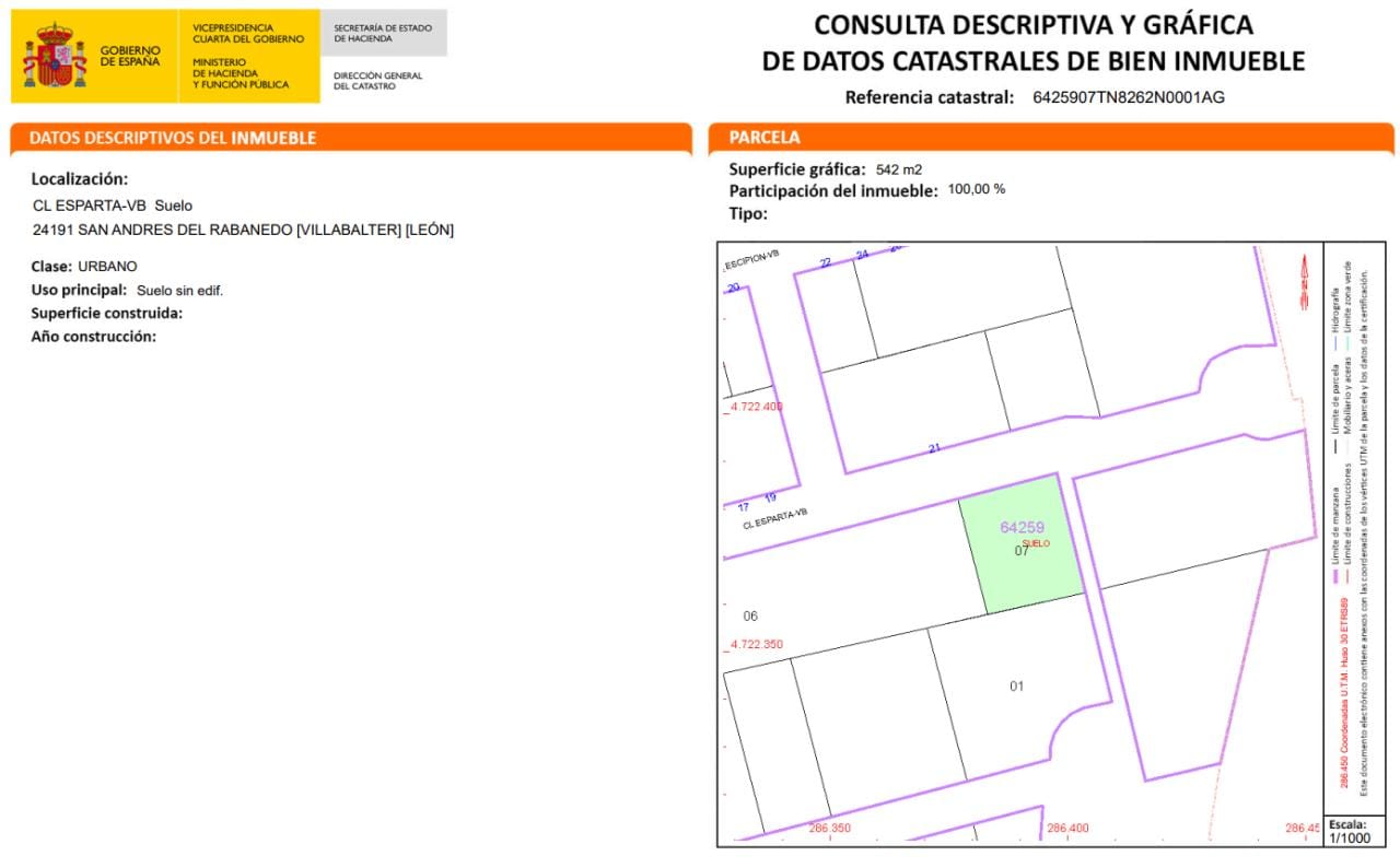 Solar en Calle Esparta (Villabalter) - Foto 4