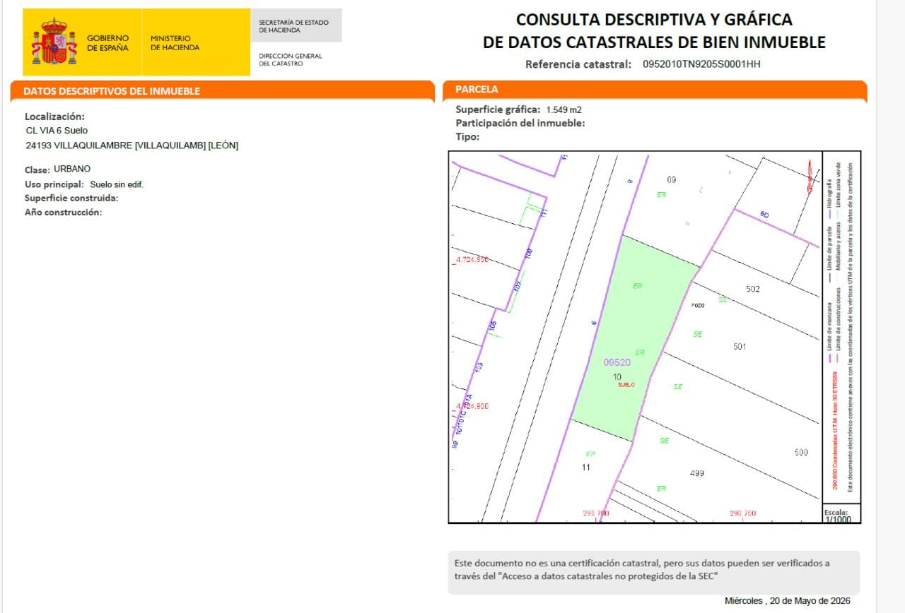 Solar en Calle La Via, 6 (Villaquilambre) - Foto 4