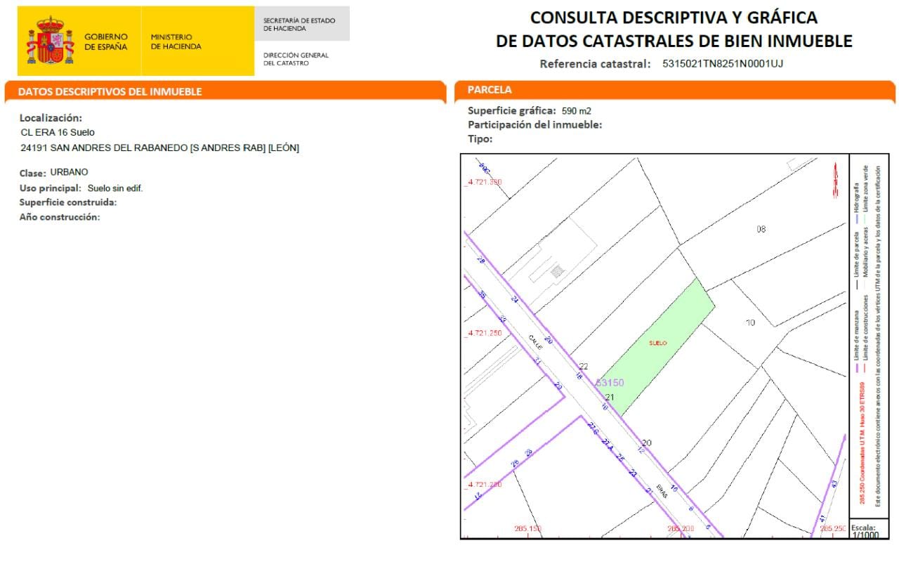 Solar en Calle Era, 16 (San Andres del Rabanedo) - Foto 3