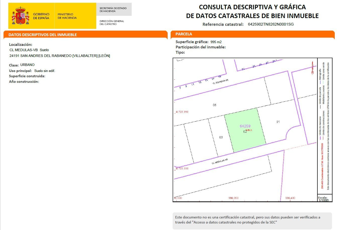 Finca urbana en calle Las Médulas, San Andrés del Rabanedo - Foto 5