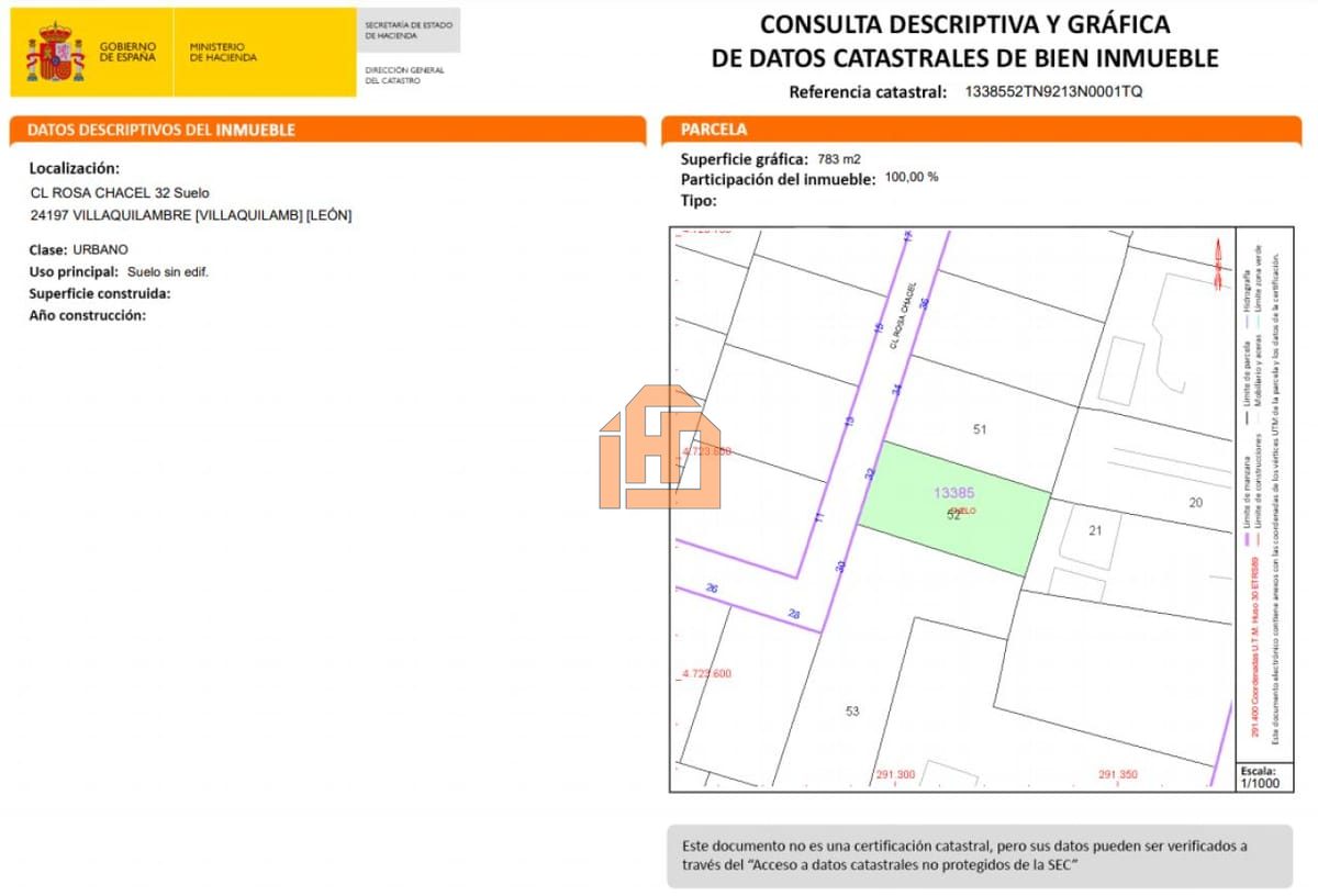 Terreno en Calle Rosa Chacel-caminon, 32 (Villaquilambre)
