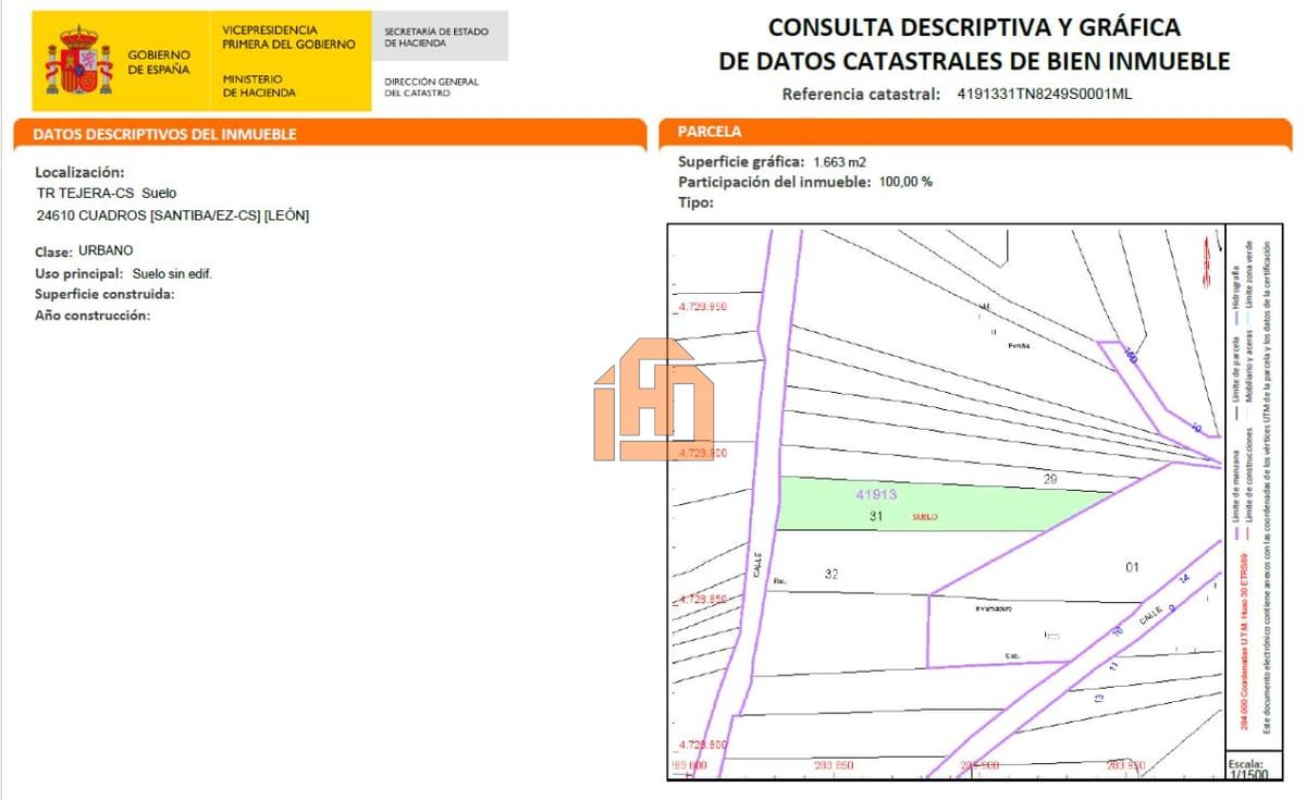 Terreno en Calle Robledo, 11 (Cuadros)