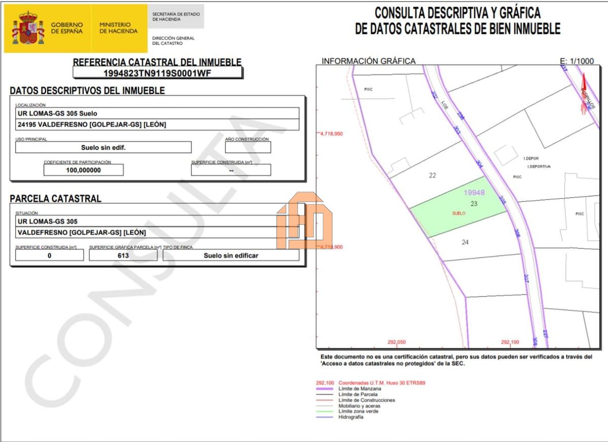 Terreno en Calle Las Lomas, 305 (Urbanizacion Las Lomas) - Foto 2