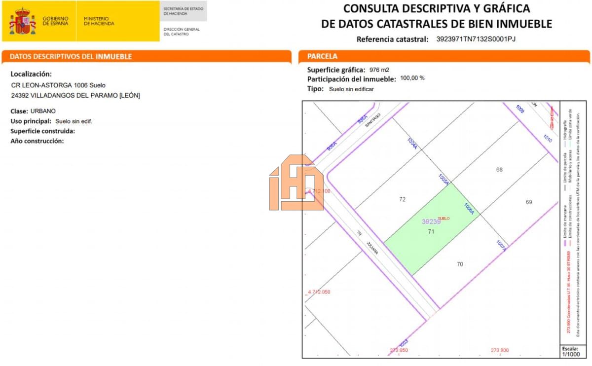 Terreno en Calle Asturias-leones, 1006 (Villadangos del Paramo) - Foto 2