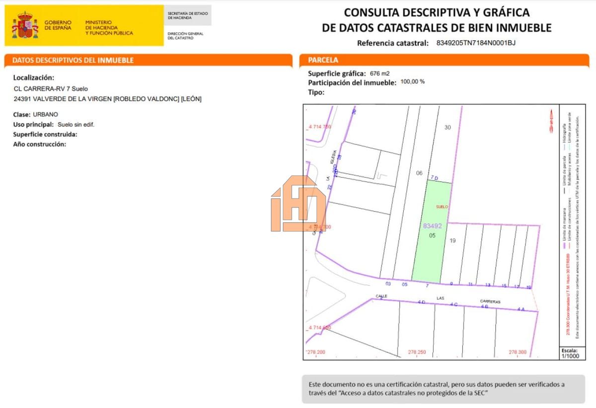 Terreno en Calle Carreras, 7 (La Virgen del Camino) - Foto 2