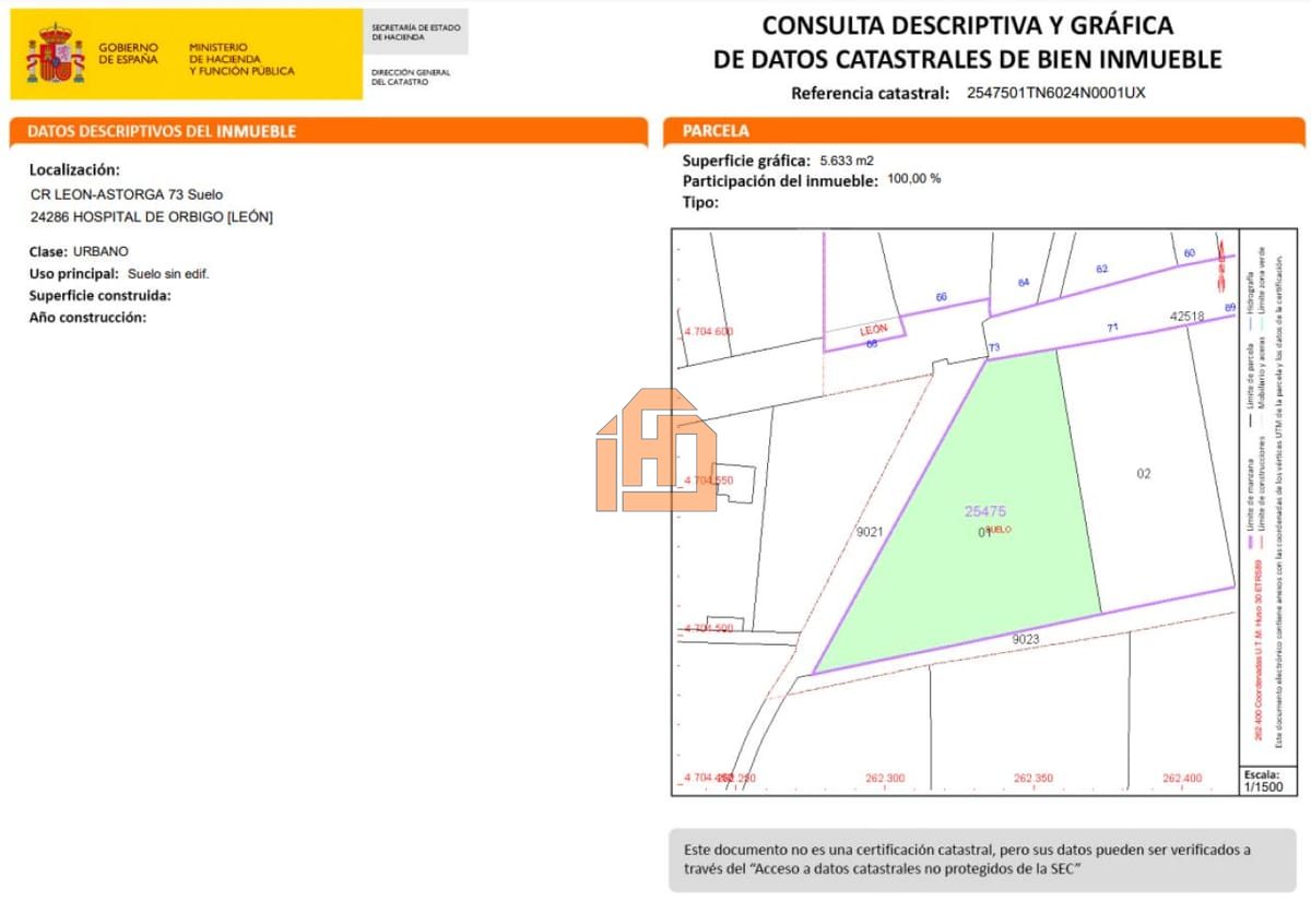 Terreno en Calle Leon - Astorga, 73 (Puente de Órbigo) - Foto 3