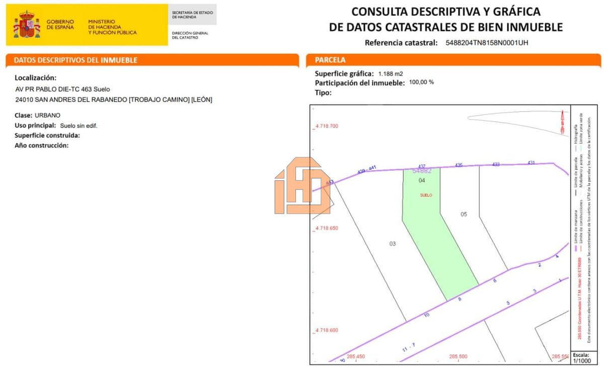 Terreno en Calle Parroco Pablo Diez, 463 (Trobajo del Camino)