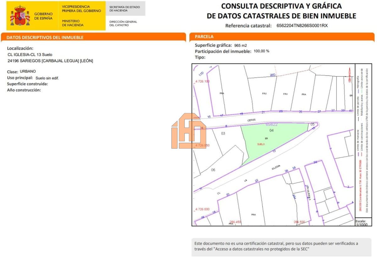 Terreno en Calle La Iglesia, 13 (Carbajal de la Legua)