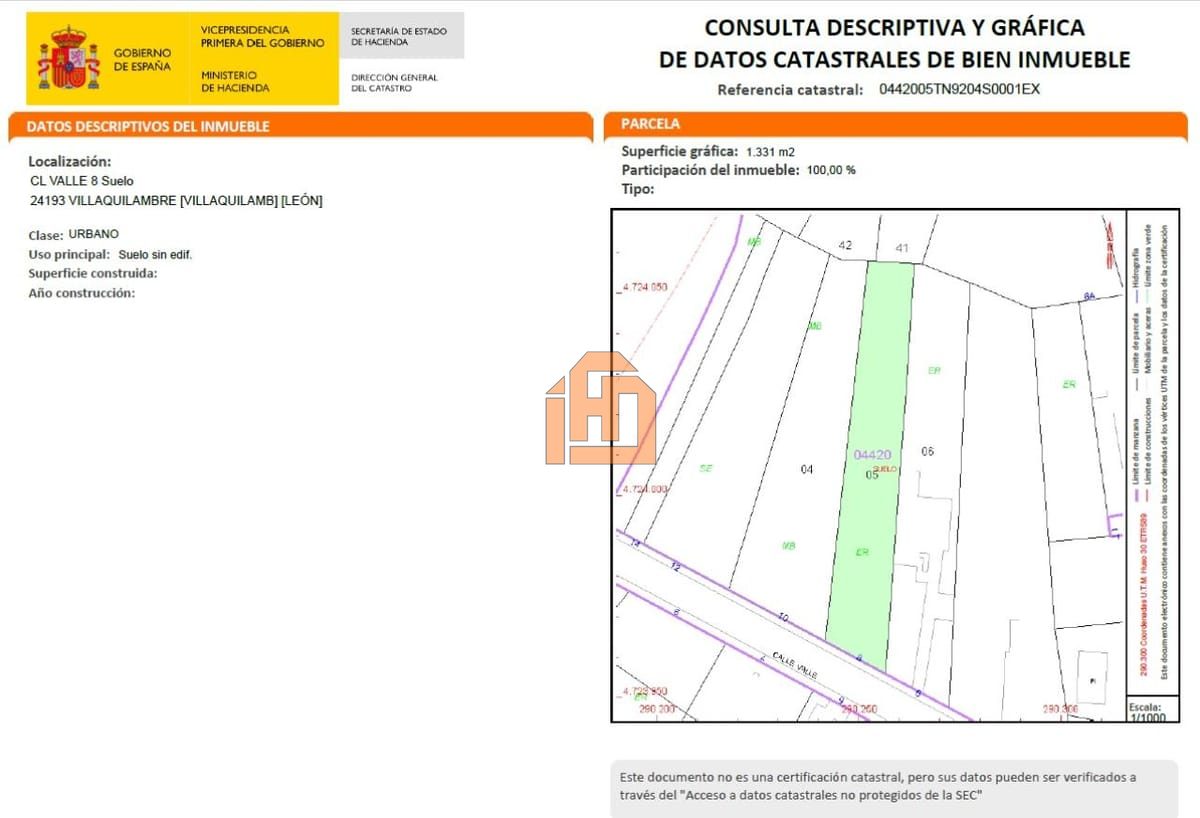 Terreno en Calle El Valle, 8 (Villaquilambre) - Foto 2