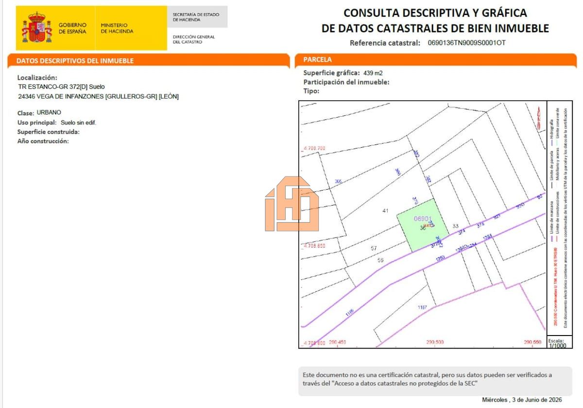 Terreno en Calle Travesia Estanco, 372 (Vega de Infanzones) - Foto 10