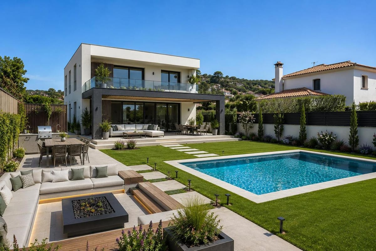 ¡Espectacular villa de lujo en Badalona!