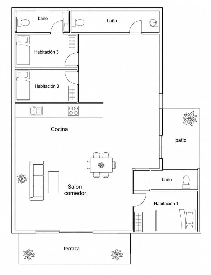 FANTASTICO piso de 119 m² ubicado en Avinguda de Roma - Foto 7