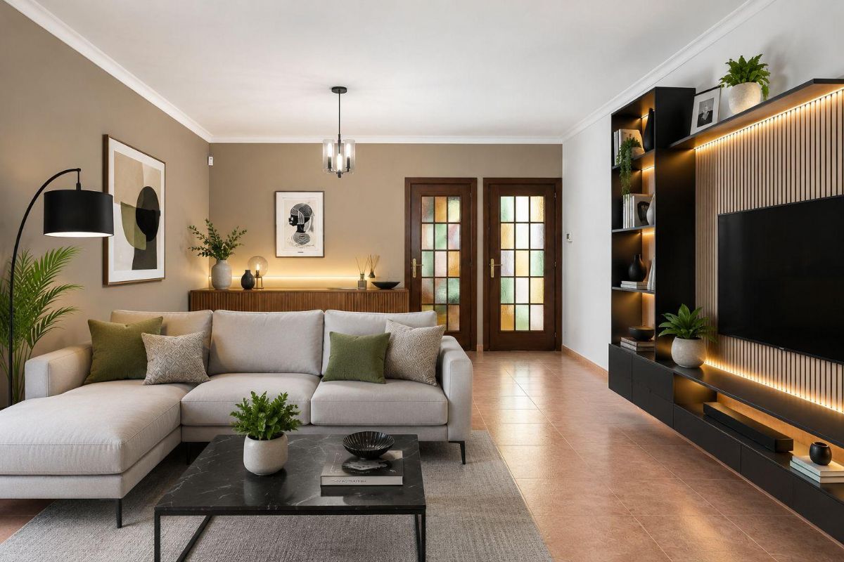 Amplio piso de 5 habitaciones en segunda línea de mar