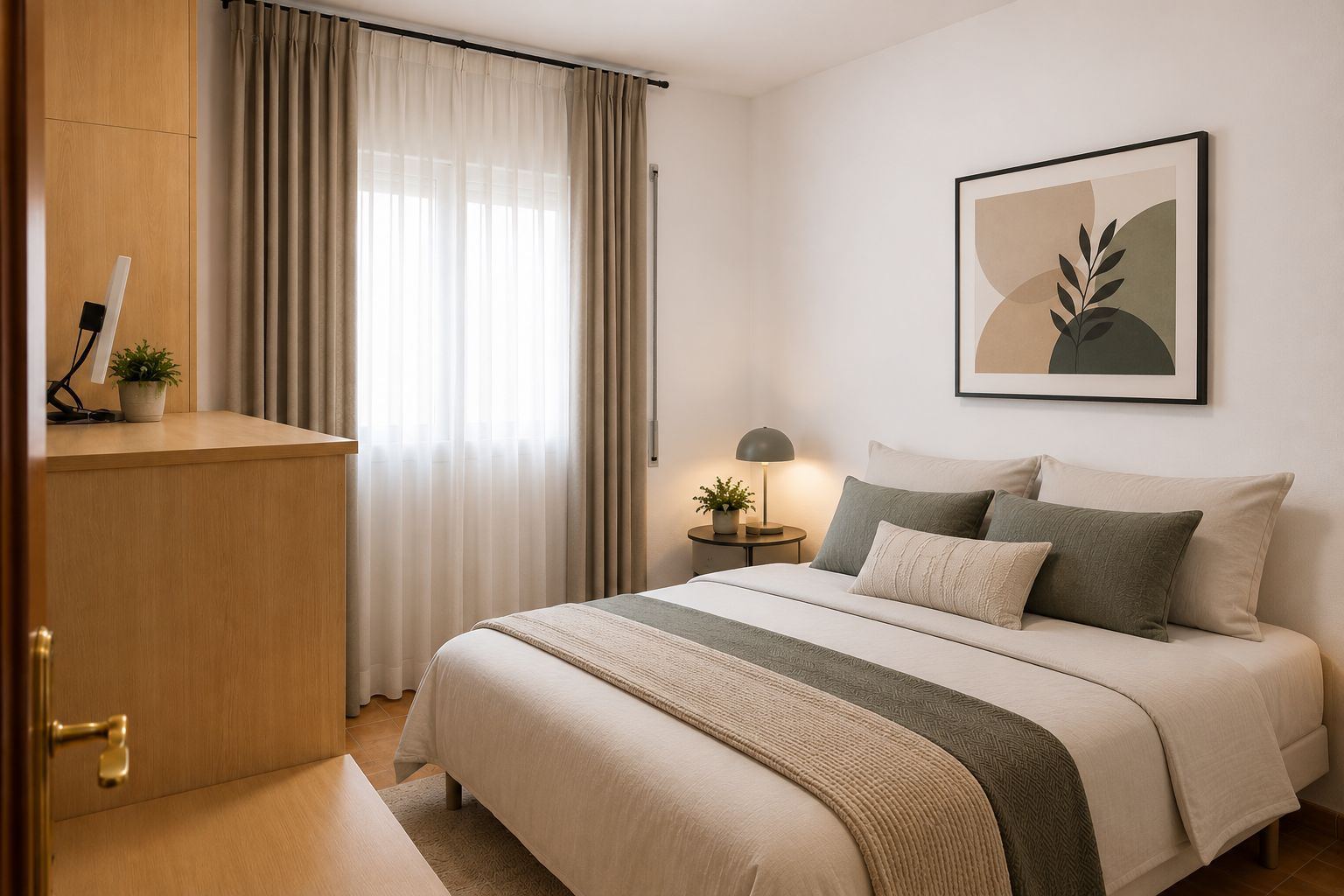 Amplio piso de 5 habitaciones en segunda línea de mar - Foto 12