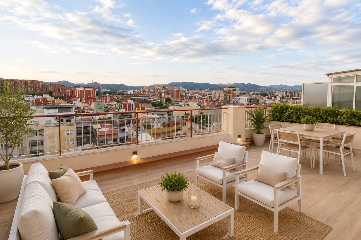 GRUPO MARÍN presenta EXCLUSIVA vivienda - Piso Ático de 130m² en Badalona
