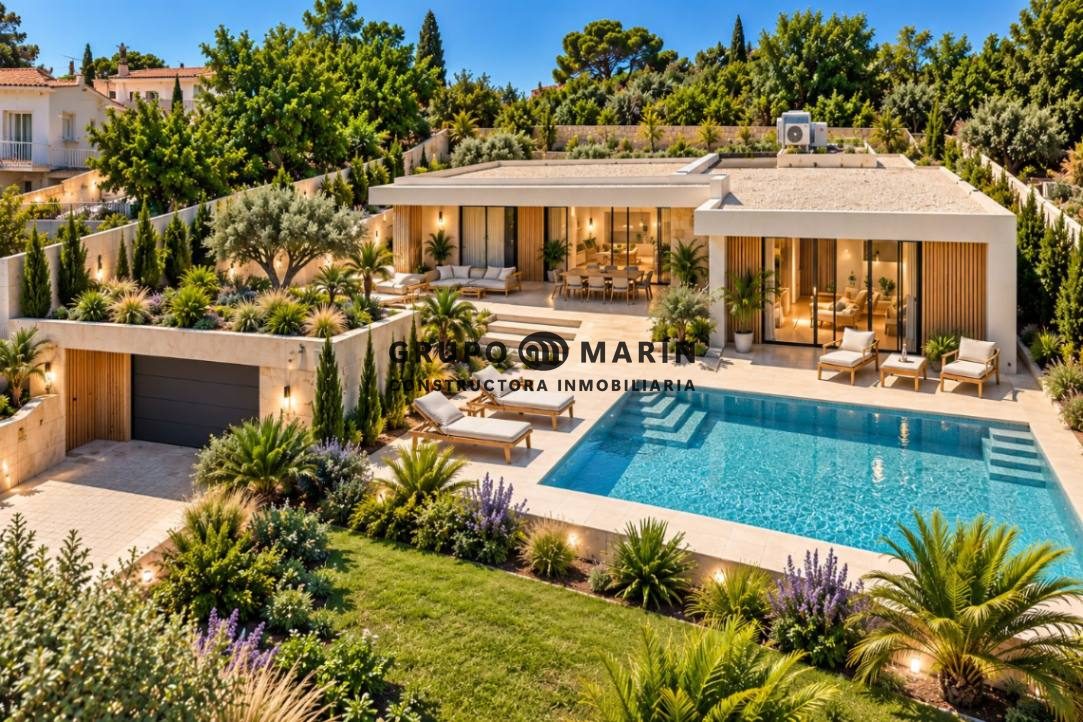 Parcela y Proyecto de casa moderna con piscina en parcela de 711 m² - Foto 2
