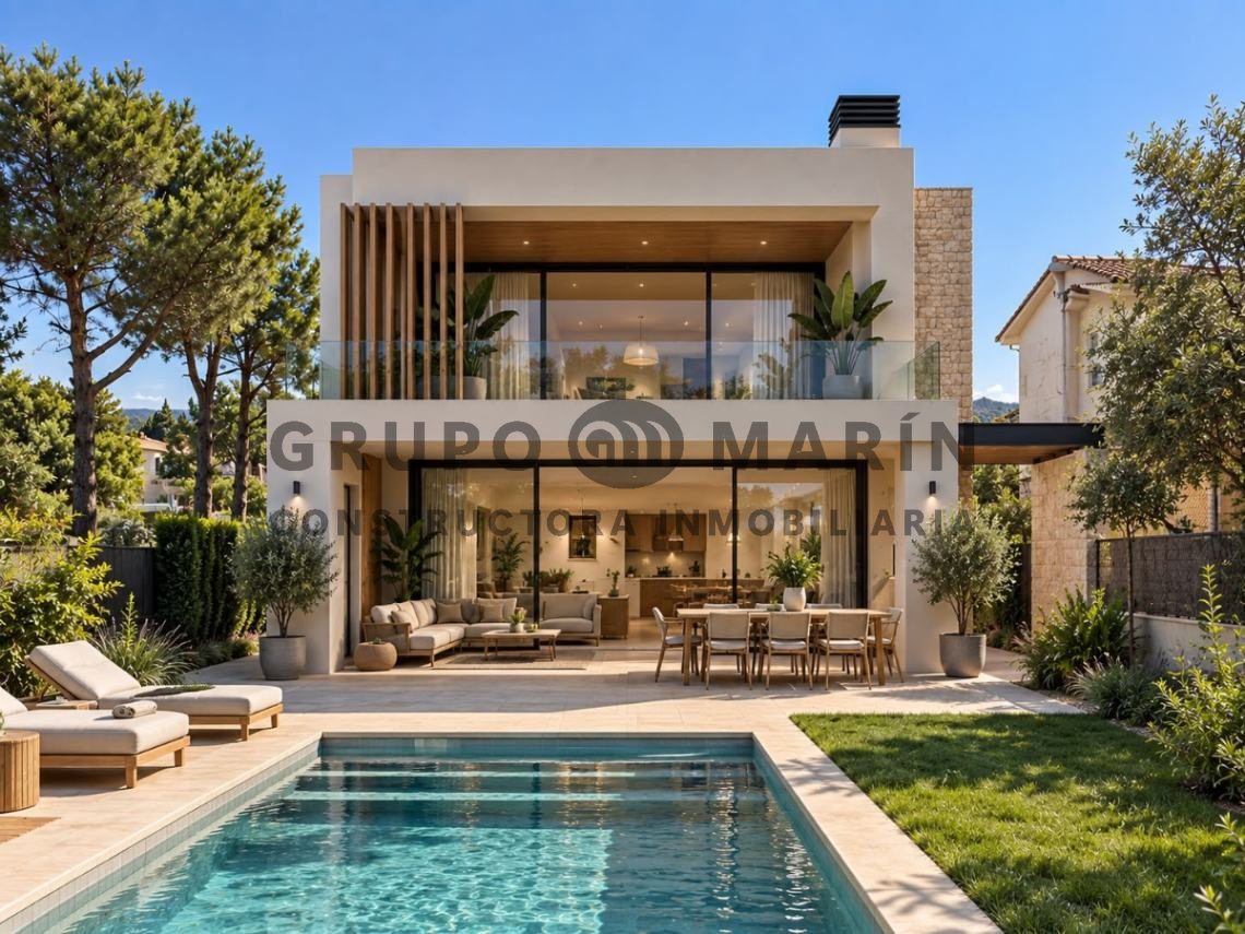 Proyecto de vivienda unifamiliar de aprox. 200 m² con piscina en Mas Mora – Parcela de 831 m² - Foto 1