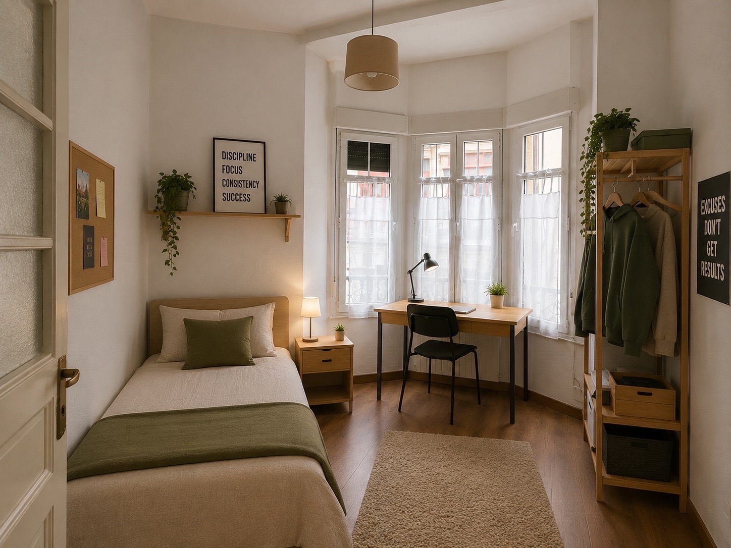 Se alquila 5 habitaciones para estudiantes, profesores, opositores de septiembre del 2026 a junio de 2027 en el centro de Gijón - Foto 5