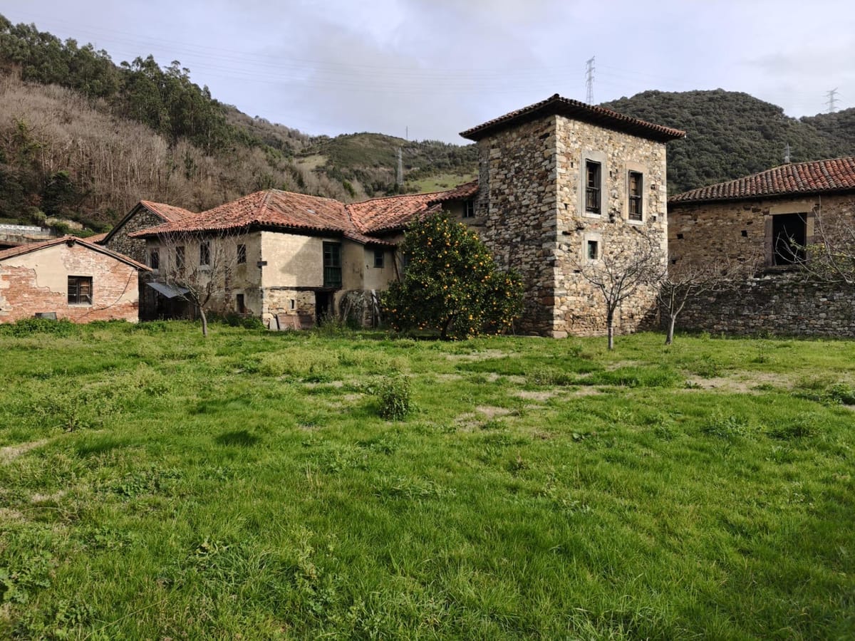 Casona indiana con llagar tradicional en Soto de los Infantes (Salas)