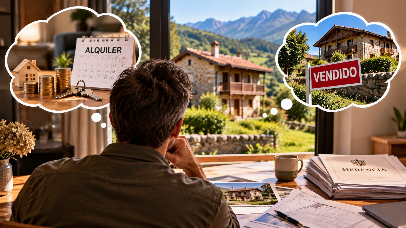 Has heredado una vivienda: ¿alquilar o vender?