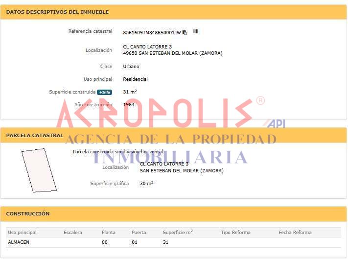 Terreno en Calle Canto Latorre, 3