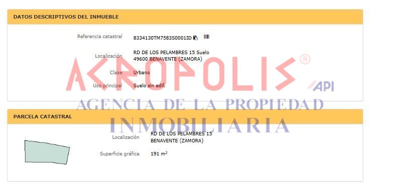 Venta de terreno Urbano en Benavente - Foto 3